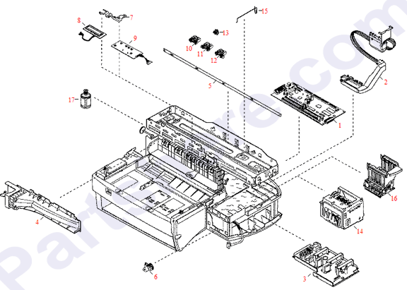 HP parts picture diagram for C2684-60262, C2684-60263, C2684-60273, C2684-60276, C2684-60278, C2684-60305, C2684-60306, C7777-69140, C2684-60261, C2684-60208, C2684-60202, C2684-60318, C2684-60278-R, C2684-60207, C2684-60222, C2684-60223, C2684-60237, C2684-60238